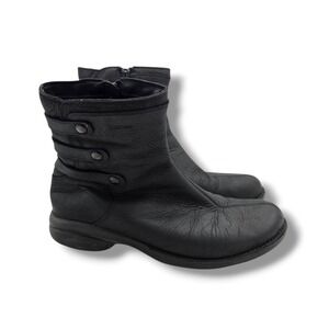 Merrell Captiva Launch Mid 2 Boots Womens 10 Black Waterproof Leather Ankle Zip